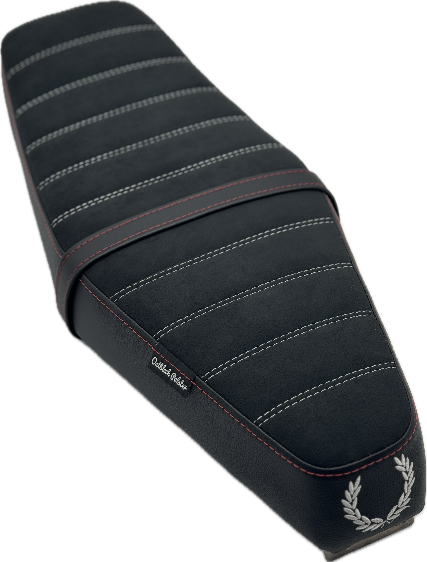 Simson Sitzbank V1 Doppelnaht Alcantara Lorbeerkranz Edition (mit Soziusgurt)