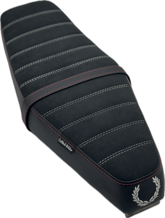 Simson Sitzbank V1 Doppelnaht Alcantara Lorbeerkranz Edition (mit Soziusgurt)